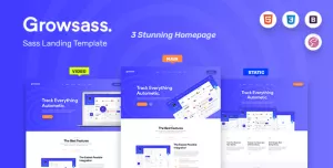 Growsass - Startup Agency and SasS Landing Page Template