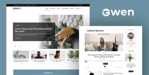 Gwen - Blog and Magazine Joomla Theme