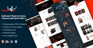 Gym And Fitness Website Template  HTML5 - TemplateMonster