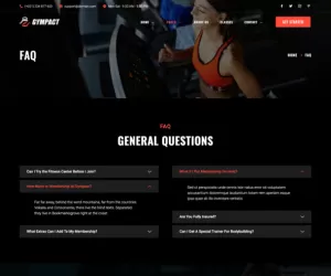Gympact - Fitness & Gym Elementor Template Kit