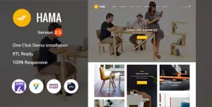 Hama - Store Furniture Home WooCommerce WordPress Theme