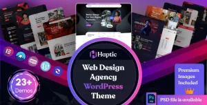 Haptic - Web Design Agency WordPress Theme
