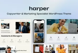 Harper - Copywriter & Marketing Specialist WordPress Theme