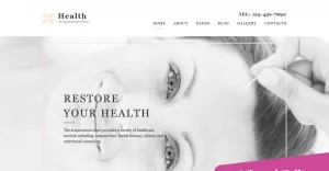Health - Acupuncture Clinic Moto CMS 3 Template
