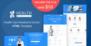 Health Care - Medical & Doctor HTML5 Template
