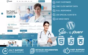 Health - Doctor & Hospital Health WordPress Theme