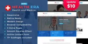 Health Era - Medical HTML Template