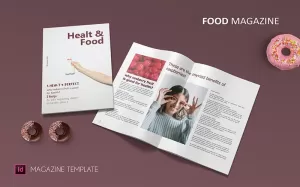 Health & Food - Magazine Template - TemplateMonster