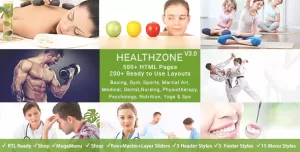 Health zone HTML
