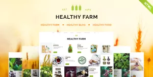 Healthy Farm  Food & Agriculture Site Template