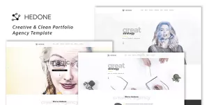 Hedone - Creative & Clean Portfolio / Agency Template