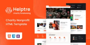 Helptre - Charity Nonprofit HTML5 Template