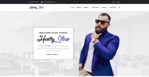 Henry Stoun - Personal Website WordPress Theme