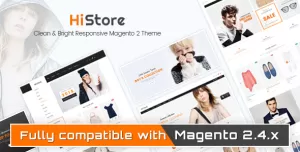 HiStore - Clean and Bright Responsive Magento 2 Theme