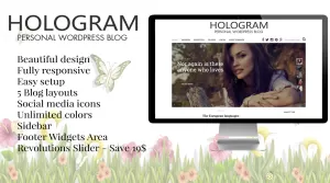 Hologram - Blog WordPress Theme