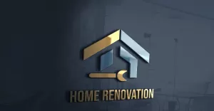 Home Renovation Logo Template For Home Repair And Fix Vector File