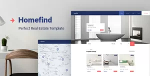 Homefind - Real Estate Responsive HTML5 Template