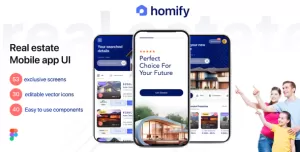 Homify  Real Estate App Figma Template