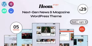 Hoom - News & Magazine WordPress Theme