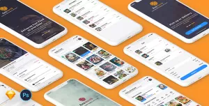 Hopmorth-Restaurant Mobile App UI Kit