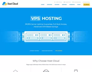 Host Cloud Website Template