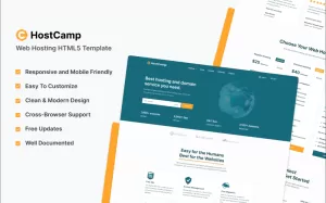HostCamp - Web Hosting HTML5 Template - TemplateMonster