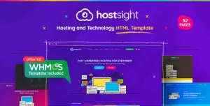 HostSite - Hosting and Technology HTML + WHMCS Template