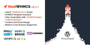 HostWHMCS  Responsive Hosting and WHMCS WordPress Theme