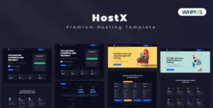 HostX - Premium Hosting Template & WHMCS Template
