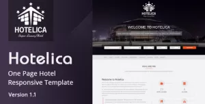 Hotelica - Responsive Hotel HTML Template