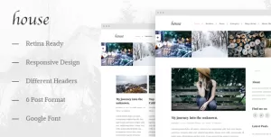 House - Personal Creative Blog Template