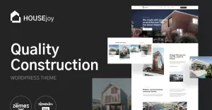 HouseJoy - Building Construction Template - Elementor Kit
