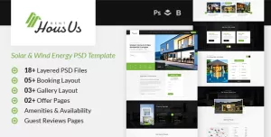 HousUs - Rental Property PSD Template