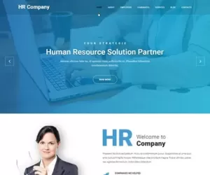 HR Management WordPress theme for Human resources companies- SKT