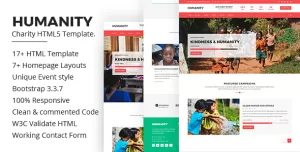 Humanity – Charity HTML5 Bootstrap Template