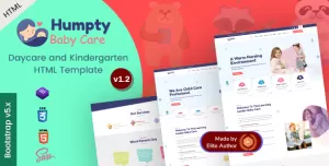 Humpty - Daycare & Kindergarten HTML Template