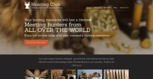 Hunting Drupal Template