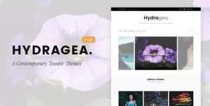 Hydragea  A Contemporary Tumblr Theme