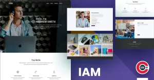 IAM - Personal Portfolio Elementor Kit - TemplateMonster