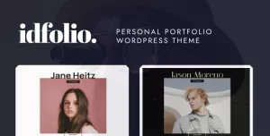 idfolio - Personal Portfolio WordPress Theme