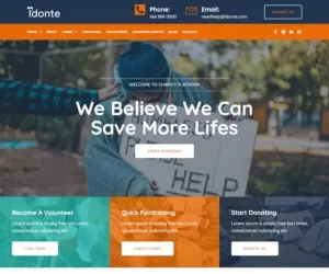 iDonte - Charity Non-Profit Elementor Template Kit