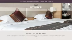 Imperial- - Hotel WordPress Theme
