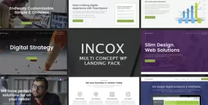 Incox - Multi-Concept Landing Pages WP Theme