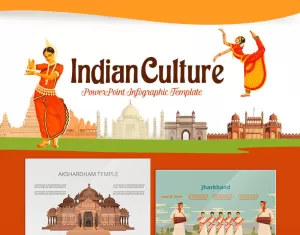 Indian Culture - PowerPoint template - TemplateMonster