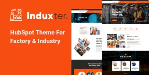 Induxter - HubSpot Theme for Factory and Industry
