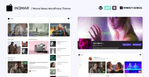 INGMAR - Movie and Series WordPress Theme + RTL