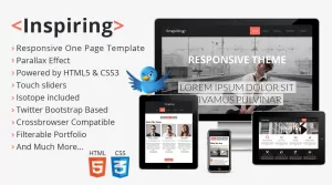Inspiring - Responsive One Page Template