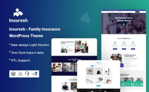 Insuresh - Family Insurance WordPress Theme - TemplateMonster