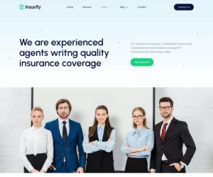 Insurify – Insurance Agent & Consulting Elementor Template Kit