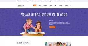 Intense Child Care Website Template